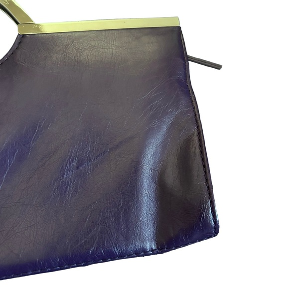 Vintage Candies Purple Faux Leather Oblong Clutch Pink Lined 2000s Bratz Barbie - Picture 4 of 10